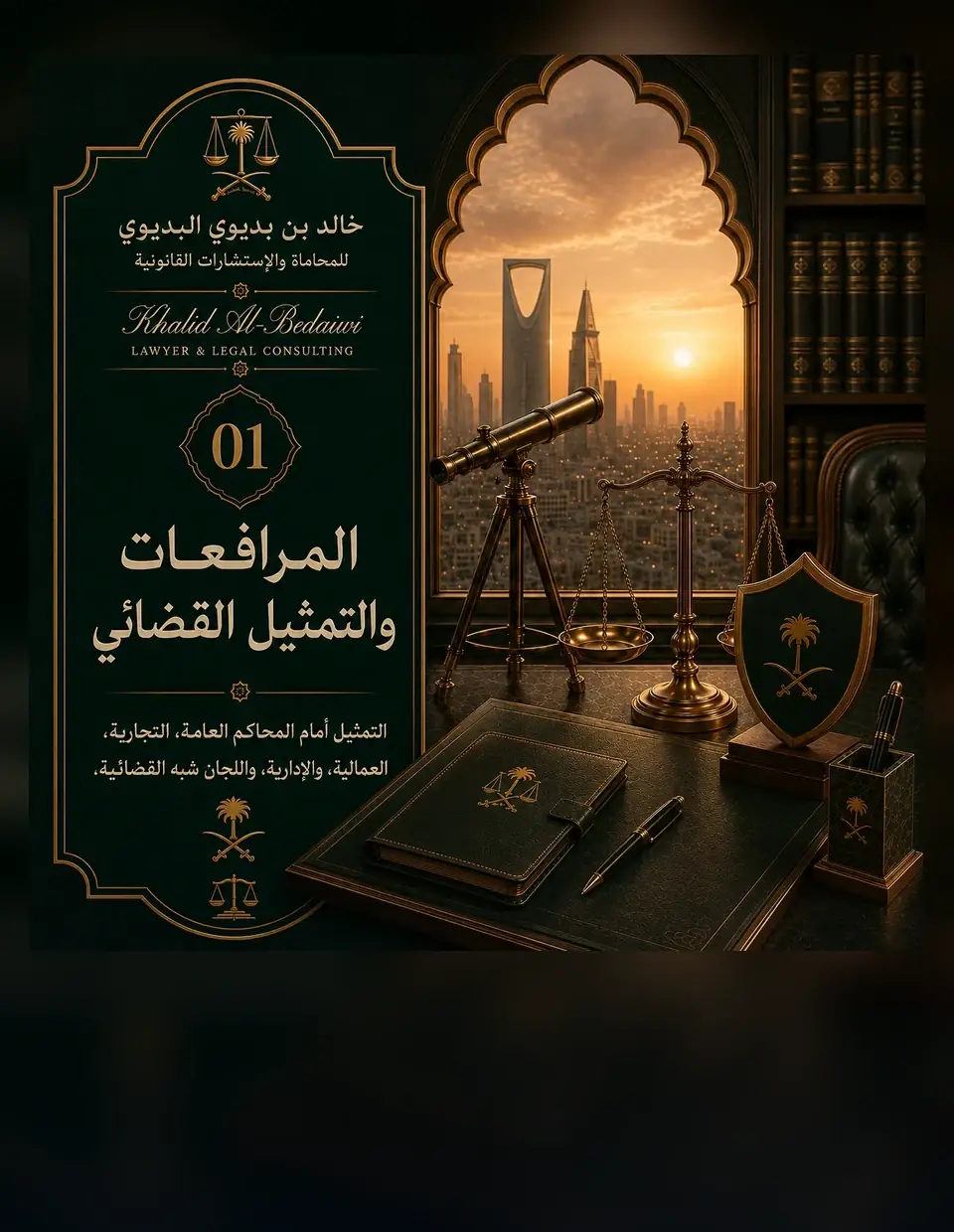 المرافعات والتمثيل القضائي