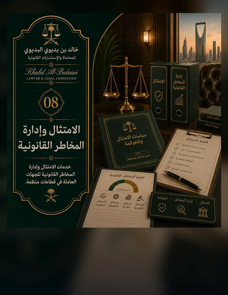 الامتثال وإدارة المخاطر القانونية